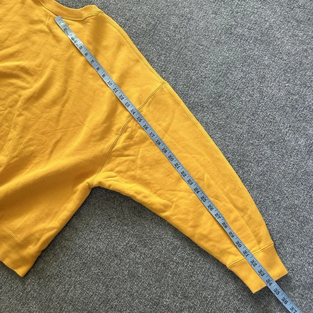 Jordan Sweatshirt Mens XL Yellow Air‎ Jordan Oversized Crewneck Pullover Vintage
